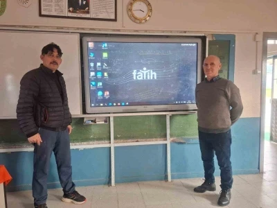 Sığırtma&ccedil;lı İlkokulu&rsquo;nda teknolojiyle eğitim hamlesi
