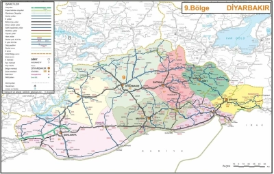 Siirt'in Mesafe Haritası Yenilendi