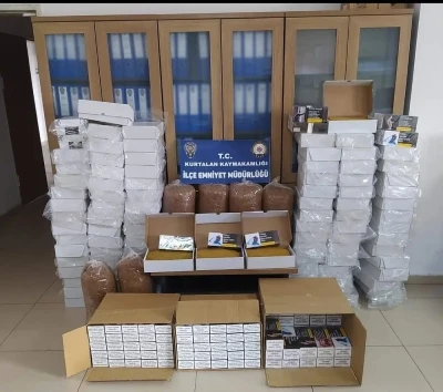 Siirt’te 140 kilo tütün ve 30 bin makaron ele geçirildi
