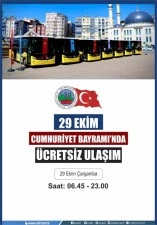 Siirt’te 29 Ekimde toplu taşıma ücretsiz