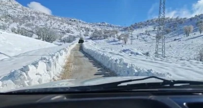 Siirt&rsquo;te kar nedeniyle kapanan yollar a&ccedil;ıldı
