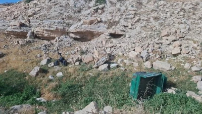 Siirt’te patpat şarampole devrildi: 1 yaralı
