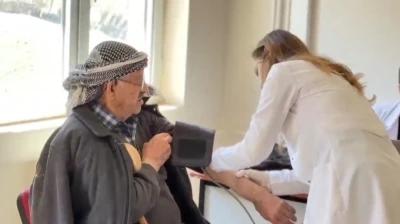 Siirt&rsquo;te zorlu arazide aşılama &ccedil;alışması
