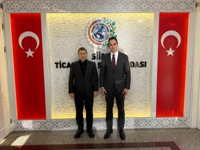 Siirt TSO Başkanı G&uuml;ven Kuzu, DYP Genel Başkanı K&uuml;peli ile bir araya geldi

