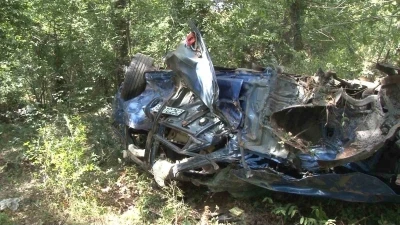 Şile’de otomobil ormanlık alana uçtu: 1 ölü
