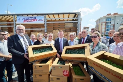 Silivri’de Kışlık Sebze Fidesi Dağıtım Töreni töreni düzenlendi
