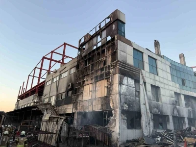 Silivri&rsquo;de mobilya at&ouml;lyesinde korkutan yangın
