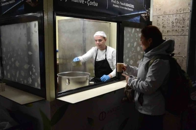 Sınav haftasında öğrencilere sıcak bir mola
