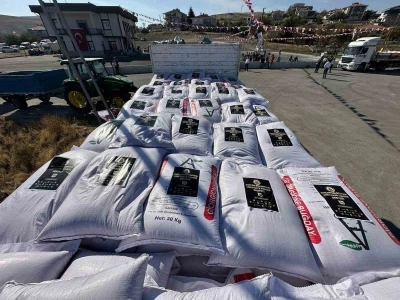 Sincan Belediyesi’nden çiftçilere buğday tohumu desteği
