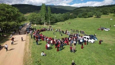 Sındırgı Yaylalarında birlik ve beraberlik ş&ouml;leni
