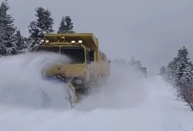Sinop&rsquo;ta 56 k&ouml;y yolu kapalı, 5 k&ouml;yde enerji yok
