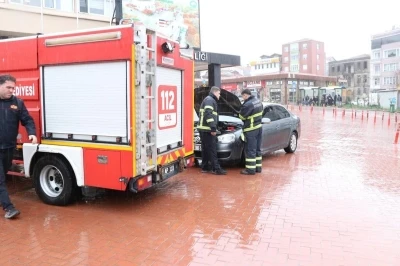 Sinop&rsquo;ta ara&ccedil; yangını
