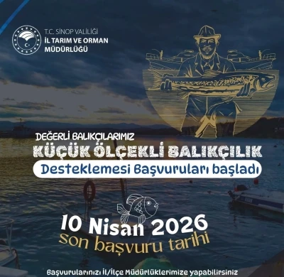Sinop&rsquo;ta balık&ccedil;ılık desteği başvuruları i&ccedil;in son &ccedil;ağrı
