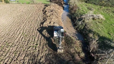 Sinop’ta dere taşkınlarına müdahale

