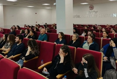 Sinop&rsquo;ta hastane personeli afetlere karşı bilin&ccedil;leniyor
