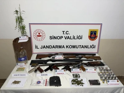 Sinop’ta jandarmadan uyuşturucu operasyonu: 2 gözaltı
