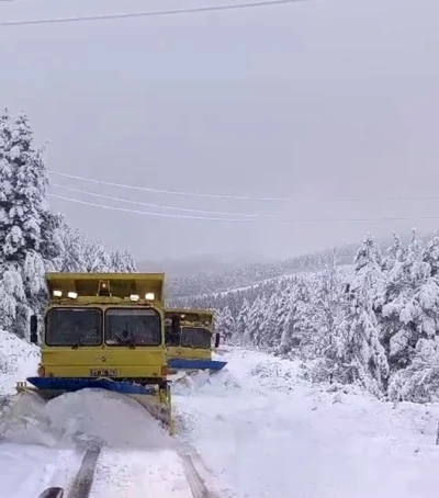 Sinop&rsquo;ta kar yağışı
