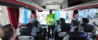 Sinop&rsquo;ta polisten yolculara &rsquo;kemer&rsquo; uyarısı
