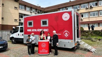 Sinop&rsquo;ta "Mobil Sosyal Hizmet Aracı" sahada
