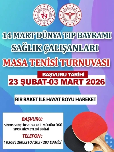 Sinop&rsquo;ta sağlık &ccedil;alışanları sporla buluşuyor
