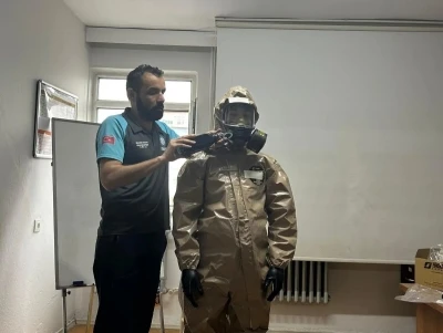 Sinop&rsquo;ta sağlık&ccedil;ılara KBRN farkındalık eğitimi
