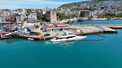 Sinop&rsquo;ta yan yatan l&uuml;ks yatın su alma nedeni belli oldu
