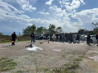 Sinop’ta yangın güvenliği eğitimi
