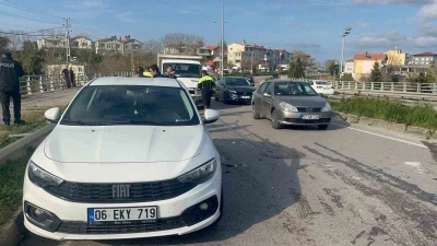 Sinop&rsquo;ta zincirleme kaza: 1 yaralı
