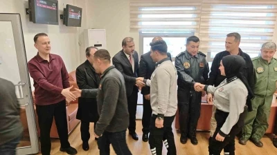 Şırnak Şerafettin El&ccedil;i Havalimanında bayramlaşma t&ouml;reni
