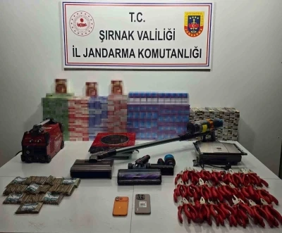 Şırnak&rsquo;ta 23 milyon 812 bin lira değerinde ka&ccedil;ak malzemeler ele ge&ccedil;irildi
