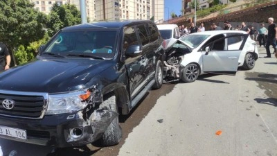 Şırnak'ta 5 araçlık zincirleme kaza: Yaralılar var!