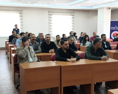 Şırnak&rsquo;ta AFAD, kamu personeline KBRN ve afet farkındalık semineri
