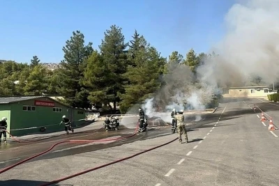 Şırnak’ta askeri personele yangın eğitimi
