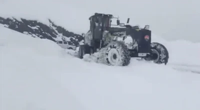 Şırnak&rsquo;ta ekiplerin kar mesaisi
