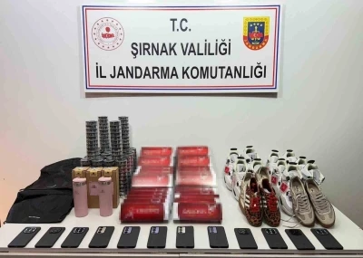 Şırnak&rsquo;ta jandarmadan 18 milyon ka&ccedil;ak&ccedil;ılık operasyonu
