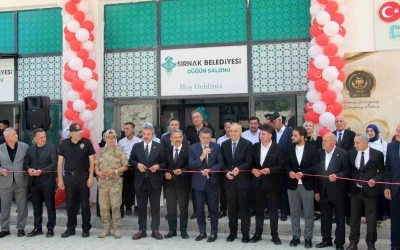 Şırnak&rsquo;ta &uuml;cretsiz belediye d&uuml;ğ&uuml;n salonu a&ccedil;ıldı
