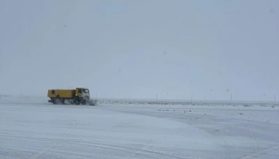 Şırnak&rsquo;ta u&ccedil;uşlara kar engeli

