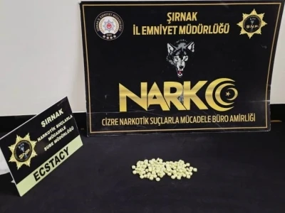 Şırnak&rsquo;ta uyuşturucu hap ele ge&ccedil;irildi: 2 g&ouml;zaltı
