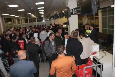 Şırnak’tan kutsal topraklara aktarmasız uçuşlar devam ediyor
