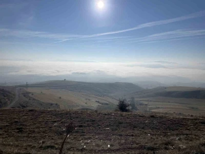 Sis adeta kenti yuttu, doğa olayı izleyenleri mest etti

