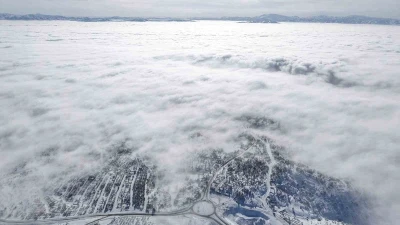 Sis ve kar altındaki Harput, en sessiz g&uuml;nlerini yaşıyor
