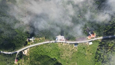 Sisle beraber gelen doğa ş&ouml;leni kendine hayran bıraktı
