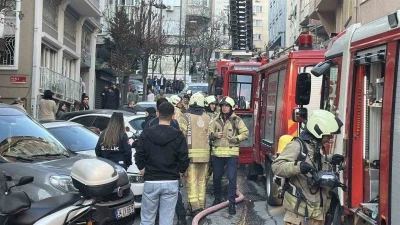 Şişli&rsquo;de otelde yangın paniği: 6 kişi mahsur kaldı
