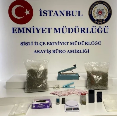 Şişli’de uyuşturucu operasyonu
