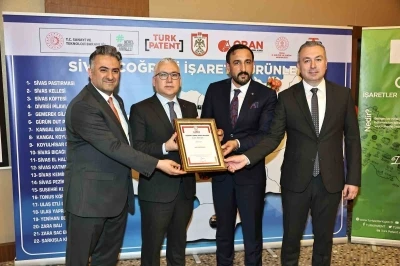Sivas kellesi coğrafi işaret tescili aldı
