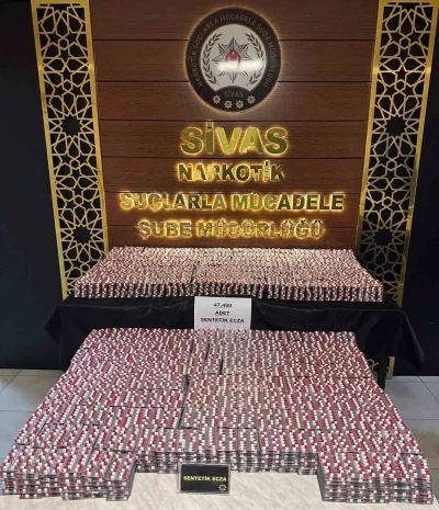 Sivas&rsquo;ta 133 bin 840 adet uyuşturucu hapla yakalanan zanlılardan biri tutuklandı
