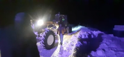 Sivas&rsquo;ta kar esareti: Hastaya 4 saatte ulaşıldı
