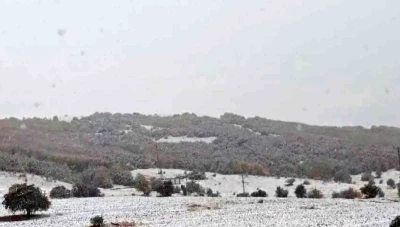 Sivas’ta yüksek kesimlerde kar etkili oldu
