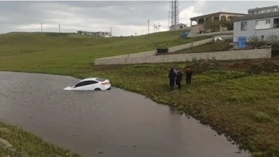 Siverek&rsquo;te otomobil g&ouml;lete d&uuml;şt&uuml;