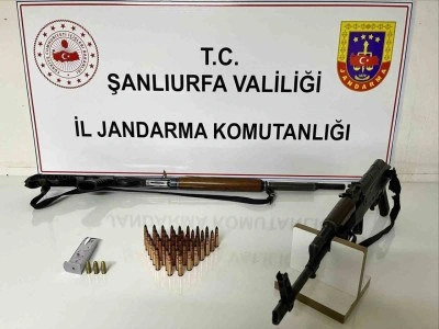 Siverek&rsquo;te ruhsatsız silah operasyonu